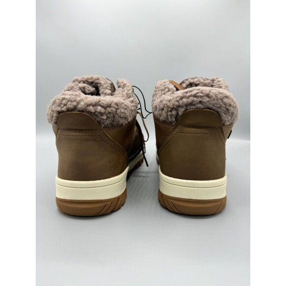 WEATHERPROOF VINTAGEMen's Larry Fleece-Lined Boots, Brown, Size 9 - Picture 8 of 9